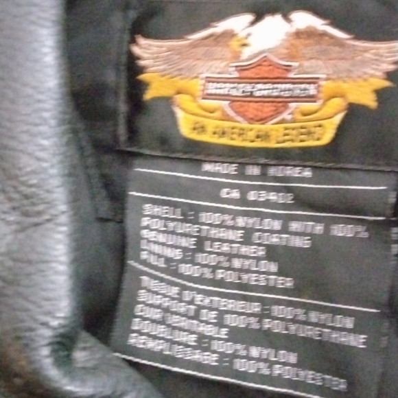 Genuine leather, Harley-Davidson women's jacket. XL wide. Like new condition. - Picture 3 of 4